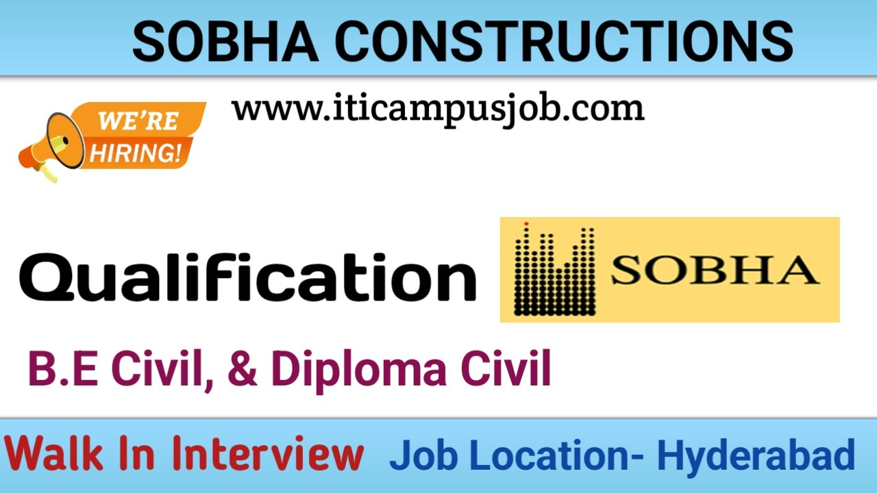 SOBHA CONSTRUCTIONS JOB