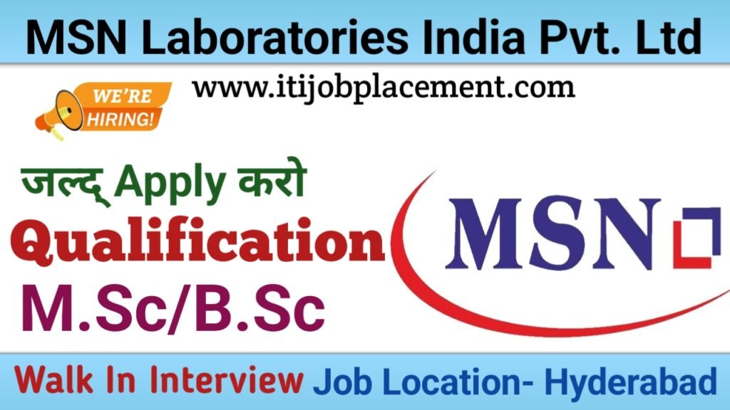 MSN Laboratories India Pvt. Ltd