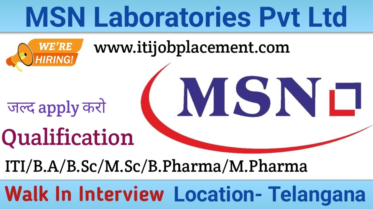 MSN Laboratories Pvt Ltd