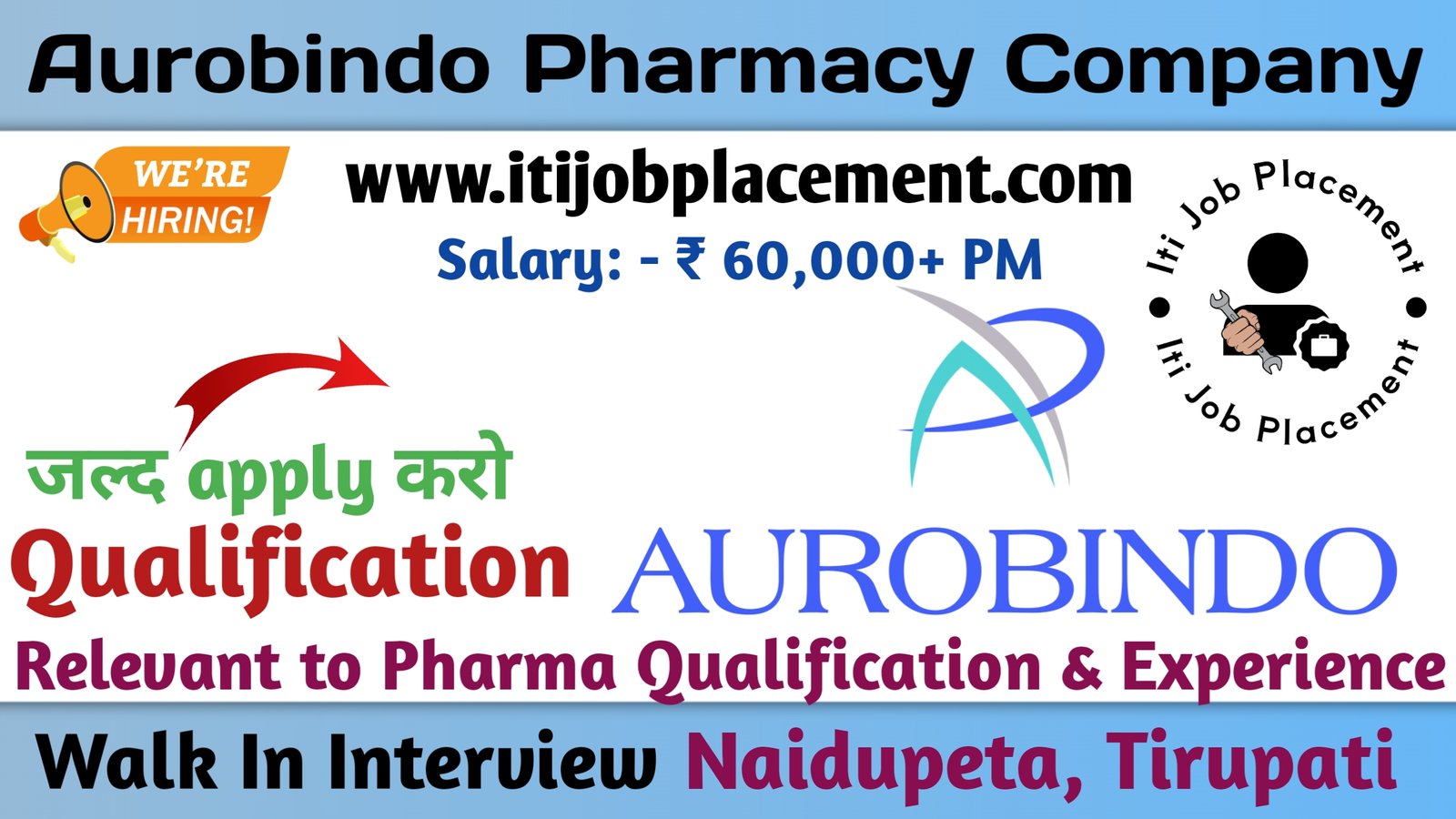 Aurobindo Pharma job