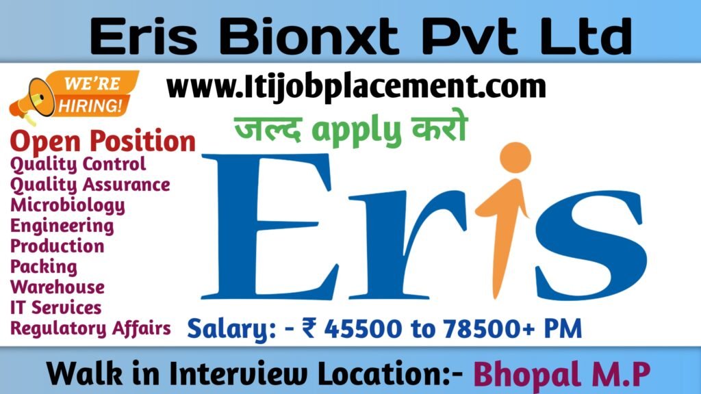 Eris Bionxt Pvt Ltd job