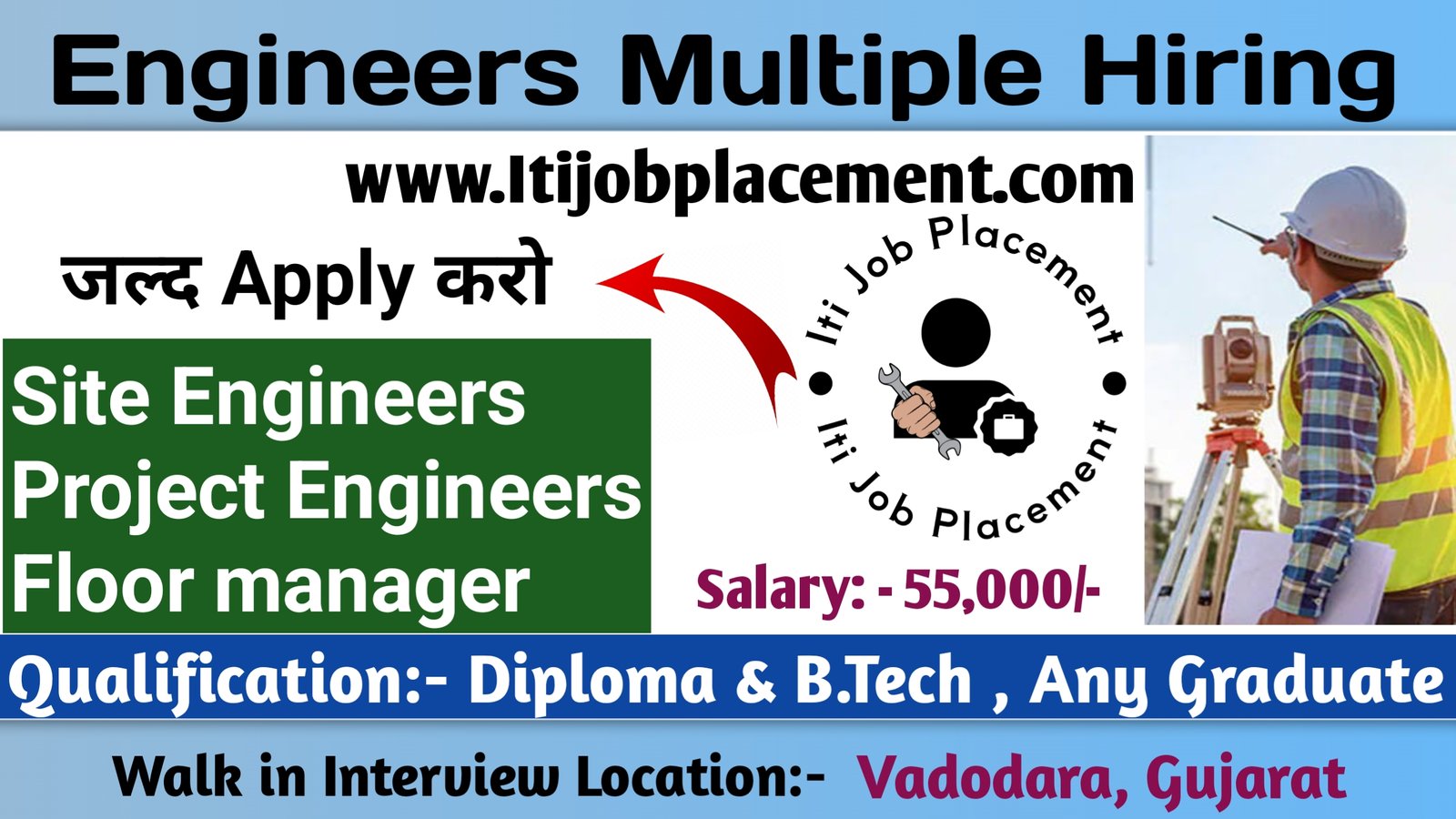Site Engineers Multiple Hiring