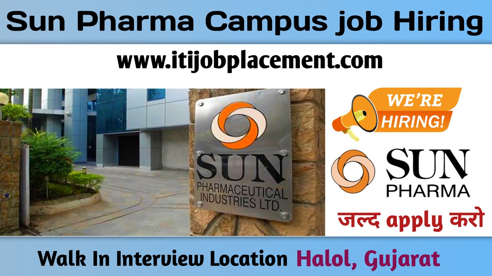 Sun Pharma Company Campus job