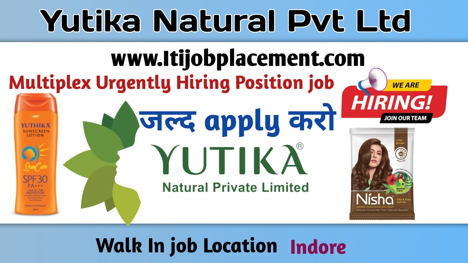 Yutika Natural Pvt Ltd Urgent Vacancy