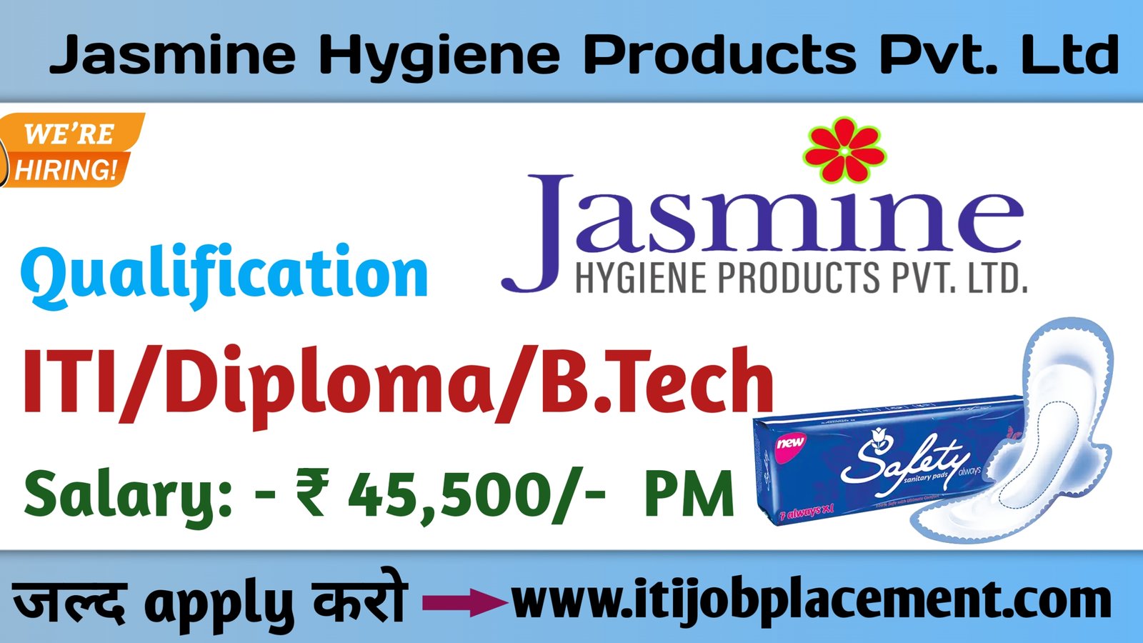 Jasmine Hygiene Products Pvt. Ltd